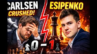 Download lagu CARLSEN DIKALAHKAN! Esipenko Hancurkan Raja Catur Dunia!” mp3