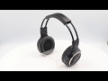 Slúchadlá pre monitory - bezdrôtové dvojkanálové - Video Youtube