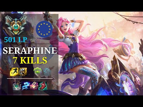Seraphine Support vs Nautilus - 7 kills - Björnen Baloo EUW Grandmaster (501 LP) Patch 11.6