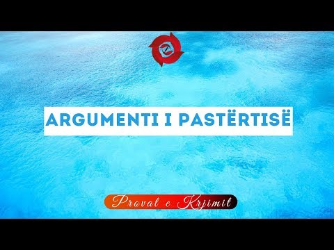 Argumenti i Pastërtisë | Provat e Krijimit