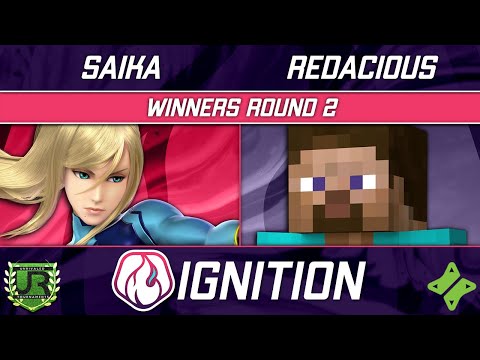 Ignition 240 WINNERS ROUND 2 - Saika (Zero Suit Samus) vs Redacious (Steve)