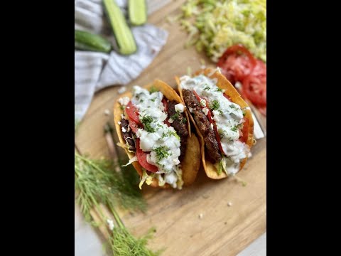 Gyro Smash Burger Tacos
