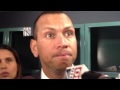 ALEX RODRIGUEZ pissed off he was hit by Ryan.