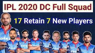 IPL 2020: Delhi capital Full squad, Retain Release and buy players list