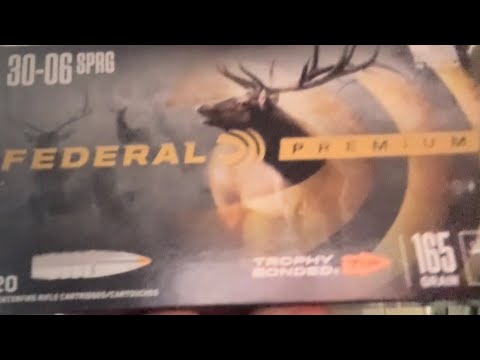 Federal Premium Trophy Bonded Tips 30-06 Bullet Review; good results!
