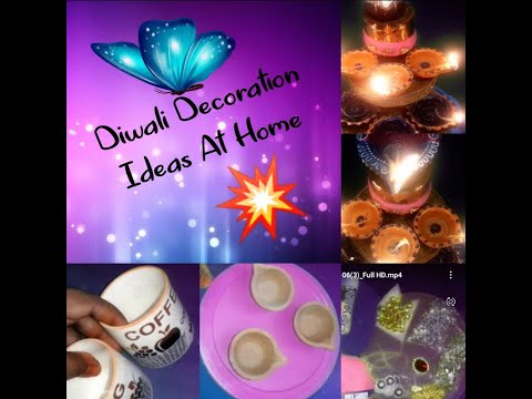 Diwali Decoration Ideas At Home | Waste material craft ideas |KK Telugu Channel Video