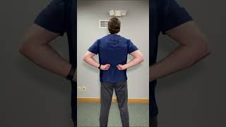 How to Quickly Fix Rounded Shoulders #Shorts