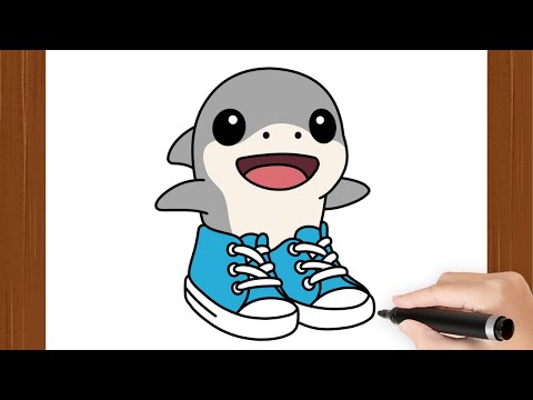 How To Draw a BABY TRALALERO TRALALA I Easy