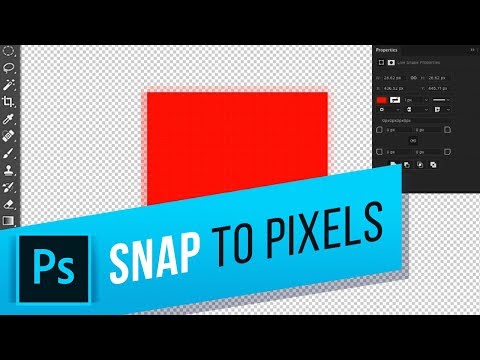 How to Use Snap to Pixels in Photoshop