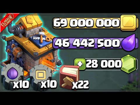 CRAZY BH10 Spending & Upgrade Spree! - Clash of Clans