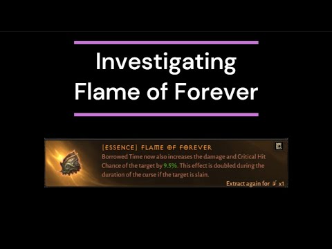 What you didn't know about Borrowed Times new "Flame of Forever" Essence