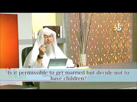 Is it permissible to get married but decide not to have children? - Sheikh Assimalhakeem