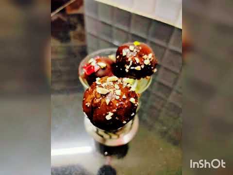 Chocolate Bread Peanut Shots....By Vineela....