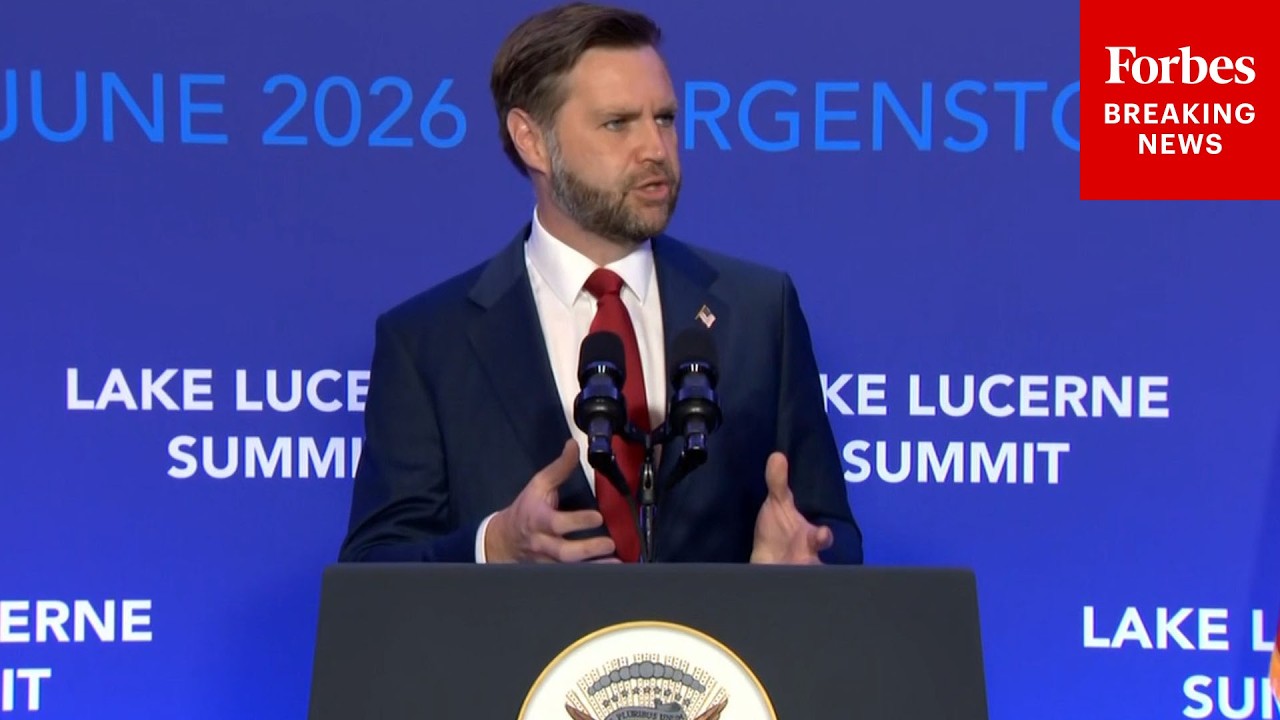 Video | BREAKING NEWS: JD Vance Takes Reporters' Questions Amidst Peace Talks With Iran In Switzerland
