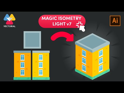 Isometric building tutorial in Illustrator with Magic tool script
