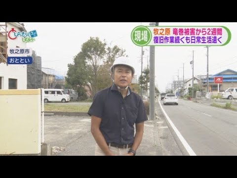 YouTube Video 竜巻被害から2週間 被災地には“火事場ドロボー”も 先が見えない復旧作業に被災者はくたくた 静岡・牧之原市