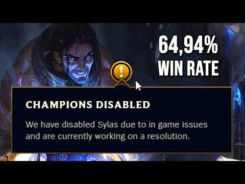 This is why Sylas got DISABLED!