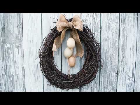 , title : 'Velikonoční věnec na dveře: Jednoduchý návod na výrobu velikonoční dekorace │ Kreativní Techniky'