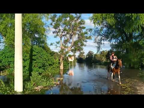  La calle que va hacía el club pato cua. Las Toscas santa fe argentina 