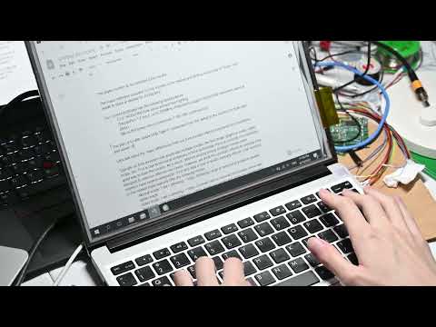 Modos Paper Monitor Typing Demo