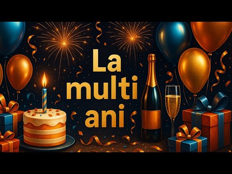 La mulți ani! 🎂 Cântec de ziua ta 🎶O melodie optimistă, pentru oameni frumoși și buni