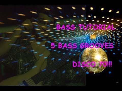 LEZIONI DI BASSO ELETTRICO:  5 BASS GROOVES DISCO '70