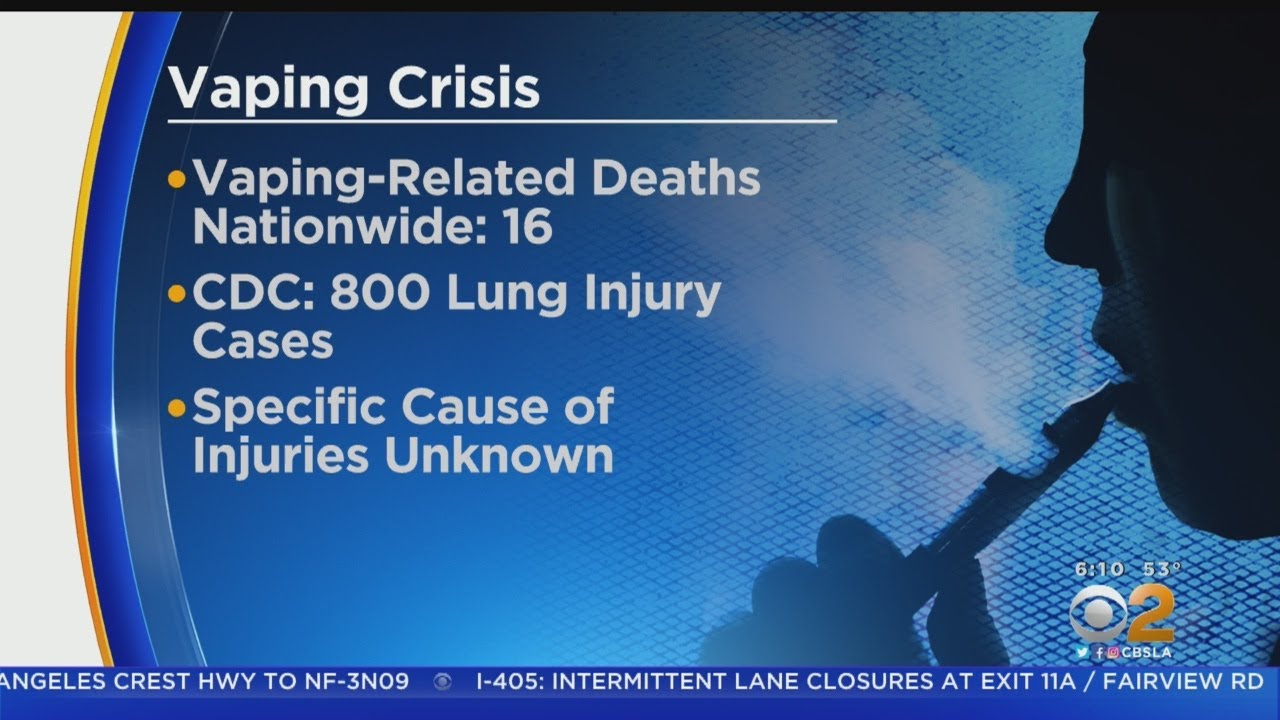 Nationwide Vaping Deaths Jump To 16