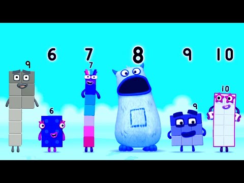 Numberblocks Learning Academy #166 - Numberblocks 9 6 10 9 7 - Numberblocks Magic Run - Numberblocks