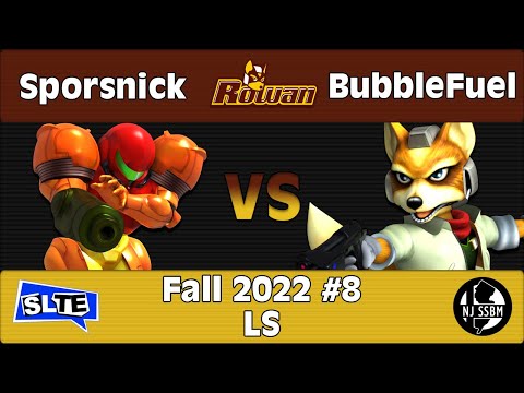 Rowan SSBM Fall 2022 #8: Sporsnick (Samus) Vs. BubbleFuel (Fox) - LS