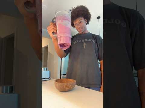 “we have smoothies at home”