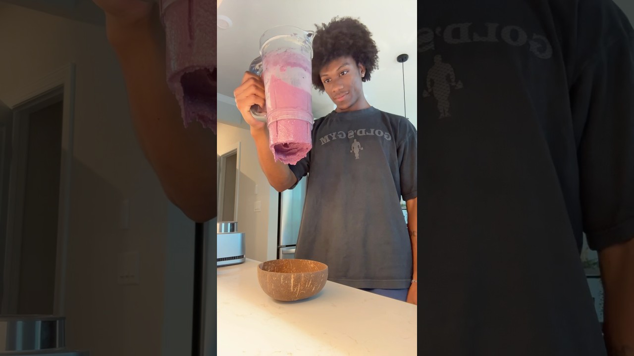 “we have smoothies at home”