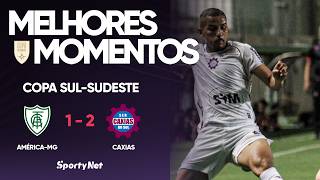 DE VIRADA FORA DE CASA O CAXIAS VENCE! Melhores Momentos - América MG 1 x 2 Caxias do Sul