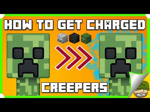 How To Get Charged Creepers In Minecraft Bedrock Edition (MCPE/Xbox/PS4/Switch/Windows10)