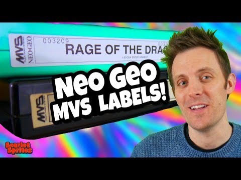Neo Geo MVS Collecting:  What's Up With Those Labels?