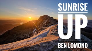 Sunrise run up Ben Lomond. The early start was hard, but worth it!