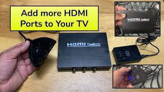 Options for adding HDMI ports to your TV