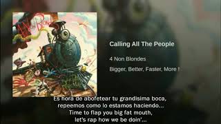 4 Non Blondes Calling All The People Traducida Al Español
