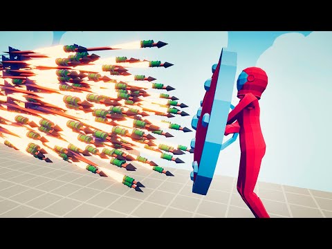 AMONG US ‍🚀 GIANT SHIELD vs EVERY GOD | TABS Totally Accurate Battle Simulator