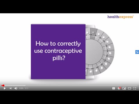 How to correctly use contraceptive pills