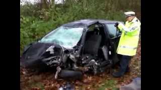 preview picture of video 'A 49: Tödlicher Unfall auf Höhe Wabern'