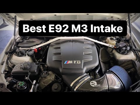 Best Sounding Intake for E90 M3 V8 AFE Stage 2 Carbon Fiber Elbow & Air Filter E92 E93