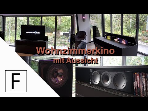Part 2 | Wohnzimmerkino mit Blick in den Garten! | Dolby Atmos, Drehbühne & Ascendo Lautsprechern