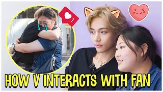 BTS Taehyung Cute Interactions With Fans