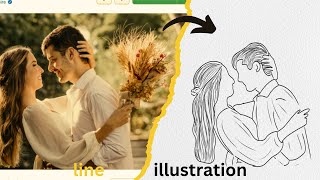 Download the video "How to create a line portrait? procreate tutorial step-by-step || beginner illustration tutorial"