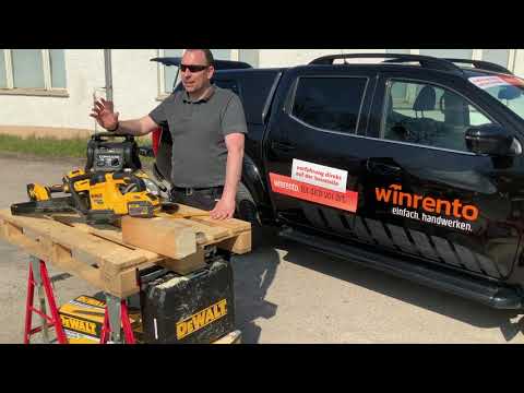 DeWALT DCS397 FlexVolt 54V (Alligatorsäge) mit DT99593 für Holz