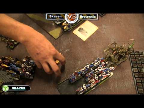 Skaven vs Bretonnia Warhammer Fantasy Battle Report - Fantasy League Ep 9