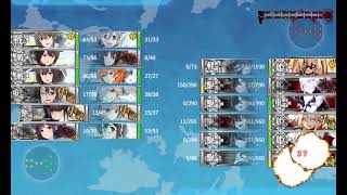 艦これ 2025年 春イベント『北海道防衛作戦／突入！第二次礼号作戦』 E6-3甲 戦力ゲージ3本目 ラストダンス1回目失敗時