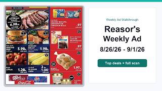 Reasor's Weekly Ad (8/26/26 - 9/1/26) Top Deals