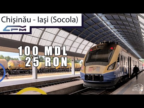 Calatorie cu trenul in Republica MOLDOVA - Chisinau Iasi - CFM