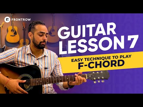 Guitar Lesson 7 - Master F CHORD For Beginners - 2 WAYS | Beginner Guitar Lesson | @Siffguitar